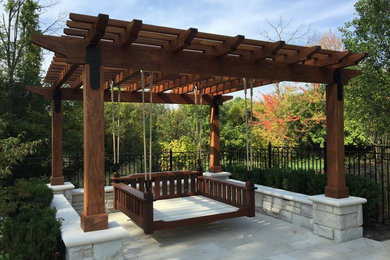 Example of a patio design in Chicago