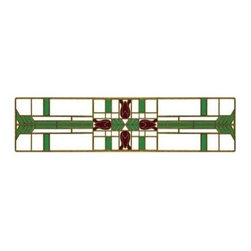 Inviting Home Inc. - Prairie Tulip, Antique-Style Brass With Spring Green-Berry-Cream Enamel - Cabinet And Drawer Handle Pulls