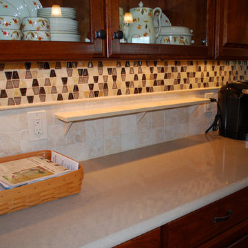 Travertine Kitchen Backsplash