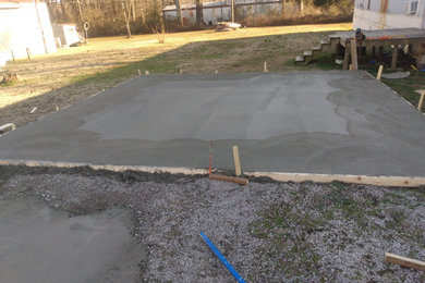 concrete finishing