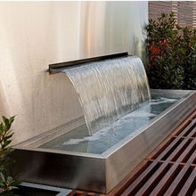 backyard water wall