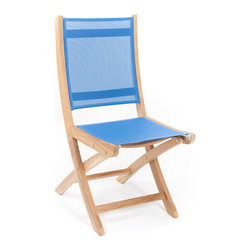Wintons Teak Mendez Folding Chair - Outdoor Dining Chairs