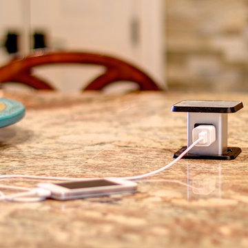 Kitchen Island Pop-up Outlets