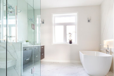 Gorgeous White Marble Bathroom