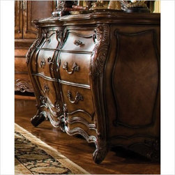 AICO Furniture - Palais Royale Double Dresser in Rococo Cognac - 71051 - Bedroom Products