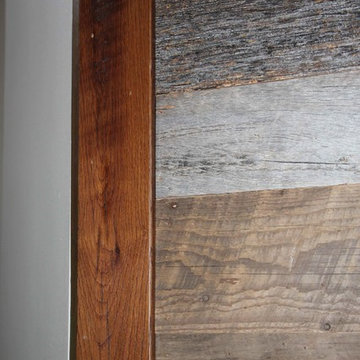 Barnwood Shiplap Wall With Custom Trim