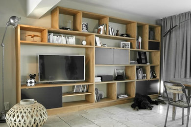 Aménagement d'un bureau contemporain.