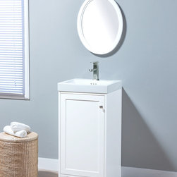 19" Wren Vanity Set with Marion Ceramic Sinktop - Bathroom Vanities And Sink Consoles