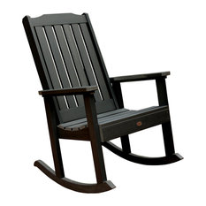 Black Outdoor Rocking Chairs, Black Plastic Outdoor Rocking Chairs