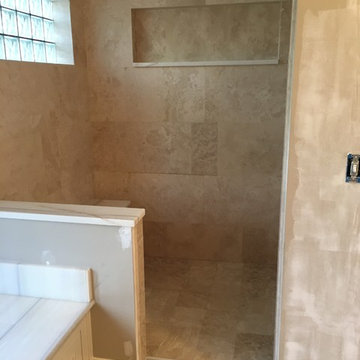 WIP: Walk-in Shower with Built-in Ledge