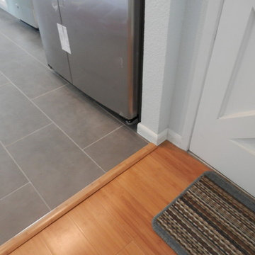 Threshold transition with minimal height difference.