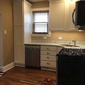 View from the backdoor to kitchen