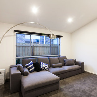 Minimalist home theater photo in Geelong