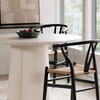 Ventana Dining Chair Black And Natural, Set of 2