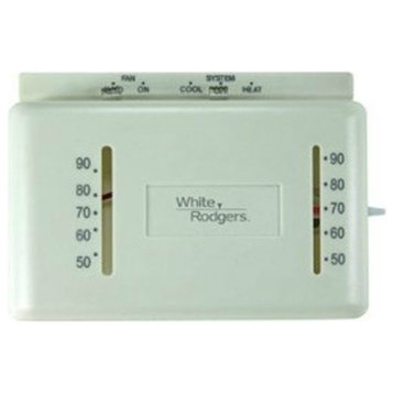 White-Rodgers™ M150 Deluxe Heat & Cool Mechanical Thermostat, 24V