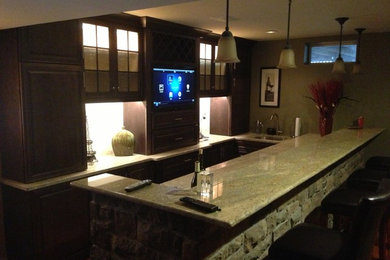 Example of a classic basement design in DC Metro