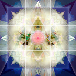 Hummingbird Ascent - 12.75" x 12.75 - Ceramic Tile Murals - Tile Murals