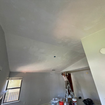 Condo Facelift, paint, smooth ceiling, can lights