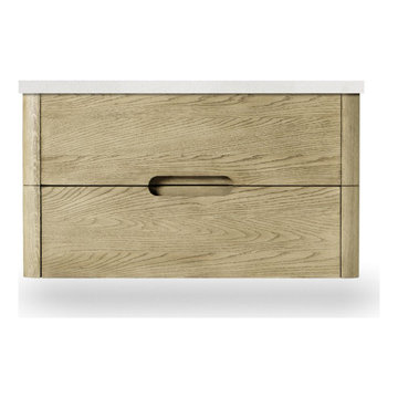 Robern CVHE36204NC Helden 36, Rustic Oak, White ZEUS EXTREM