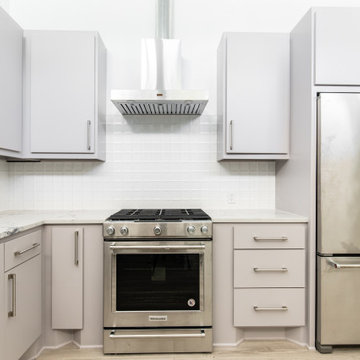 Commercial Office Space Kitchen Remodel with Kitchen Aid Appliances, Custom Reno