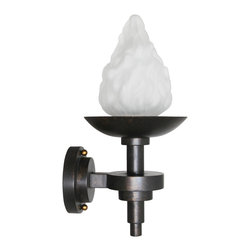 Flaming Bowl Wall Light - Wall Sconces