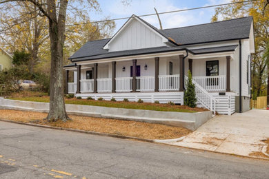 Example of an exterior home design in Raleigh
