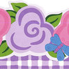 Flowers Wallpaper Border Butterflies Flowers Pink Purple 5"x15'