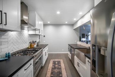 Example of a trendy kitchen design in Other