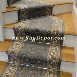Dynamic Brillant Kashan Blue - Carpet Tiles