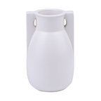 Teco 2 Buttress Vase, White