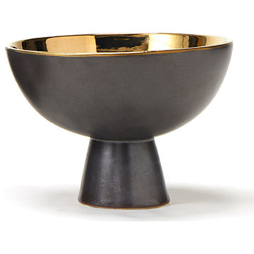 Bronzed Glazed Ceramic Bowl | Liang & Eimil Grail
