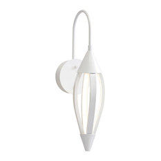 Elan Meridian LED White Wall Sconce