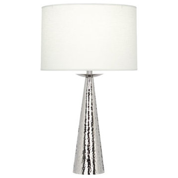 Robert Abbey Dal Tapered TL Dal 31" Column Table Lamp - Polished Nickel