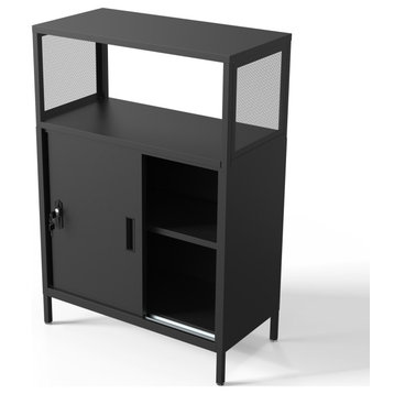 Gewnee Metal Filing Cabinet for Office and Home,Black
