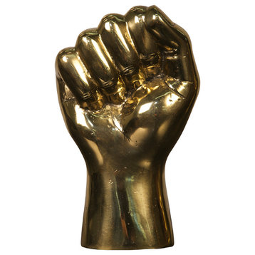 The Solidarity Fist Brass Sculpture