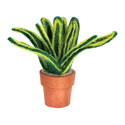 Wild Woolies (G) - Felt Cactus: Small Snake Plant - Decorative Objects And Figurines