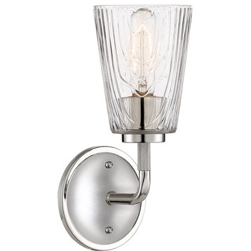 Westwood Wall Sconce, Polished Nickel
