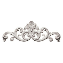 Inviting Home Inc. - La Rosa Flourish Wall Decoration - Onlays And Appliques
