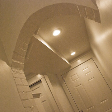 Challenging ceiling detail becomes architectural detail.