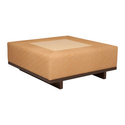 32-04 oscar upholstered ottoman - Footstools And Ottomans