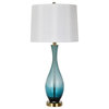 Jasmin Blue Glass 31"H Table Lamp