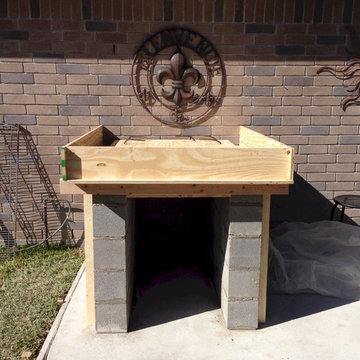 The Ritchie Family Father and Son Wood Fired Brick Pizza Oven in Texas