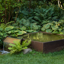 Wasserlauf In Garten Modern Terrasse Berlin Von Grasgrau