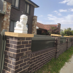 Colonial Ranch Australian Sandstone Wall Cladding Project - Landscaping Stones and Pavers