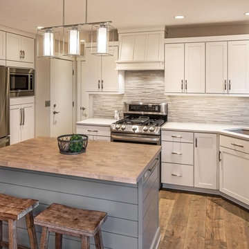 Modern Farmhouse Kitchen and Family Room Update