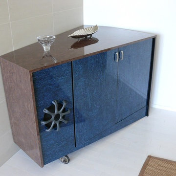 Modern Townhouse AV Cabinet