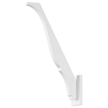 Profili Chippendale LED Sconce, Textured White Finish