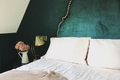 Example of a minimalist bedroom design in Essex