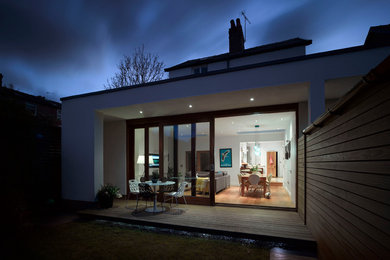 Modern house exterior in Manchester.