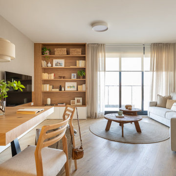 Un hogar cálido y contemporáneo en el corazón de Barcelona